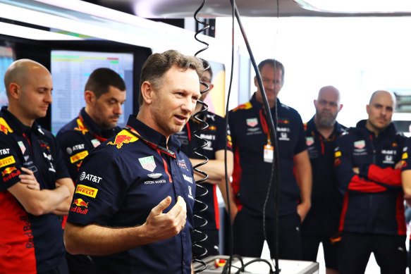 Red Bull Racing F1 team principal Christian Horner.
