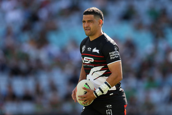 Souths five-eighth Cody Walker before the game.