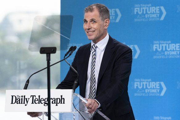 Daily Telegraph editor Ben English, pictured at last year’s Bradfield Oration, admitted the newspaper’s approach could have been better handled. 