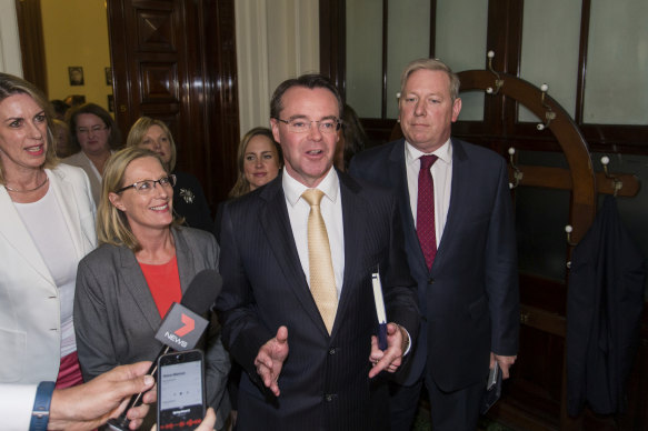 Michael O'Brien, when he was voted in as the new leader of the Liberal Party in December 2018.
