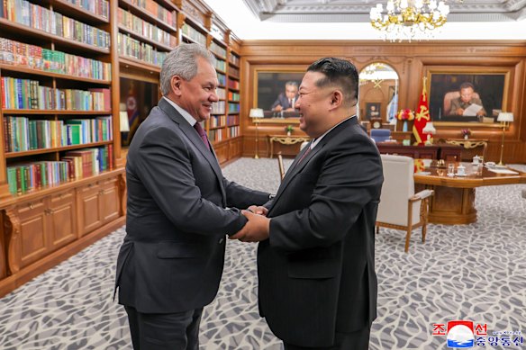 Top Putin aide Sergei Shoigu paid a visit to Kim Jong-un in Pyongyang this week. 