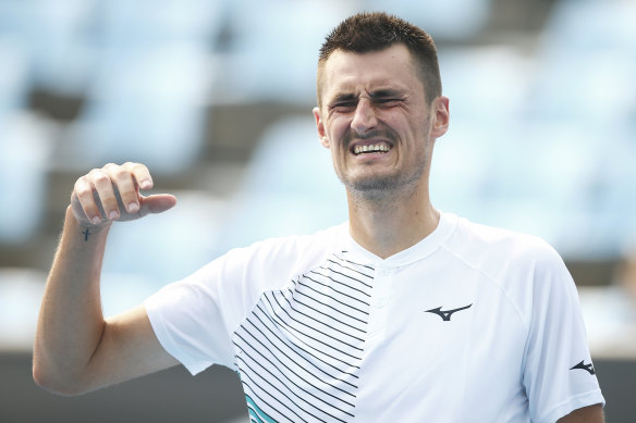 Bernard Tomic is one win away from the Australian Open main draw.