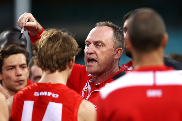 Sydney coach John Longmire wants to see interchange benches extended if the AFL proceeds with a condensed fixture.