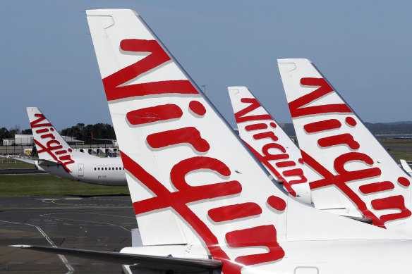 Virgin has cancelled flights to Melbourne.