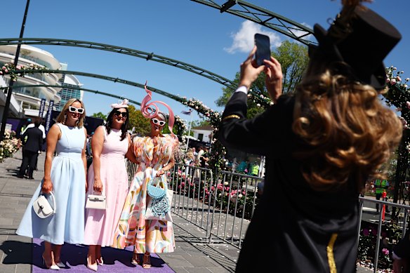 A quick snap before heading trackside.