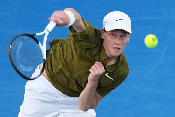 Eyes on the prize: Jannik Sinner.