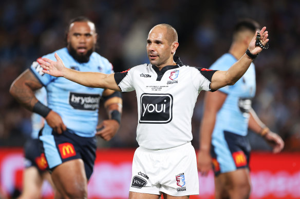 Ashley Klein is in charge of Origin again this year after last year’s drama- charged series.