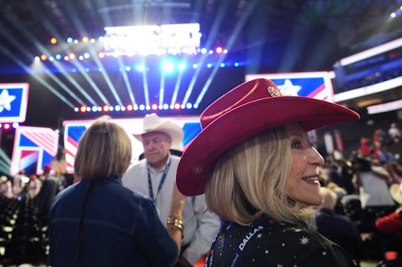Supporters at the convention.
