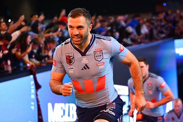 Will James Tedesco run out for his final Origin match at Suncorp Stadium tonight? 