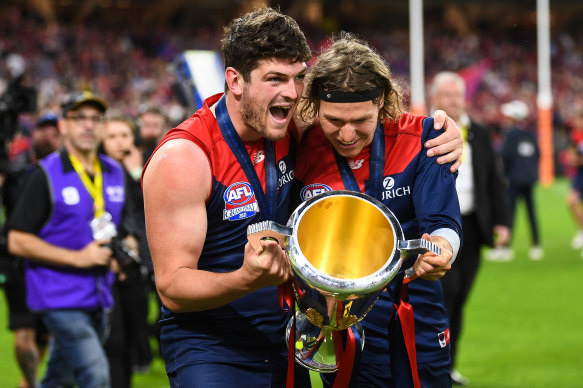 Brayshaw won the flag with the Demons last year.