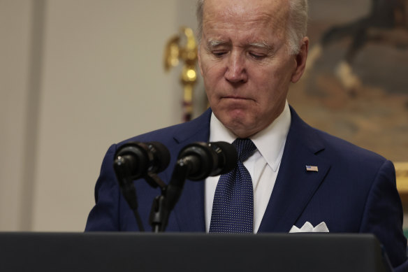 President Joe Biden spoke about the shooting from the White House.