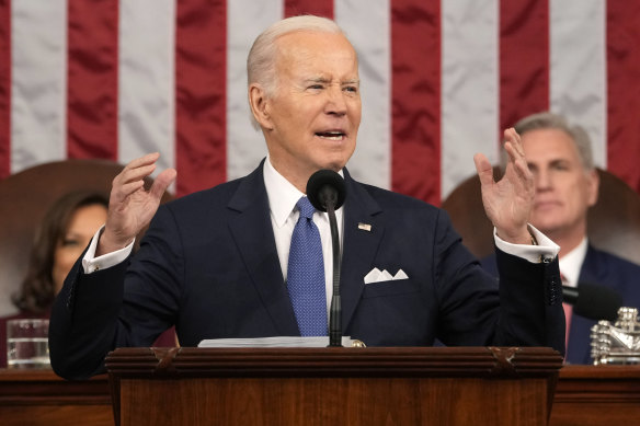 “When the middle class does well, the poor have a ladder up and the wealthy still do well,” Joe Biden said. 