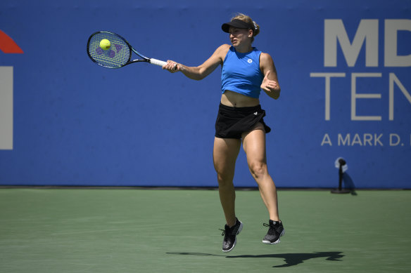 Daria Saville was runner-up in Quebec.