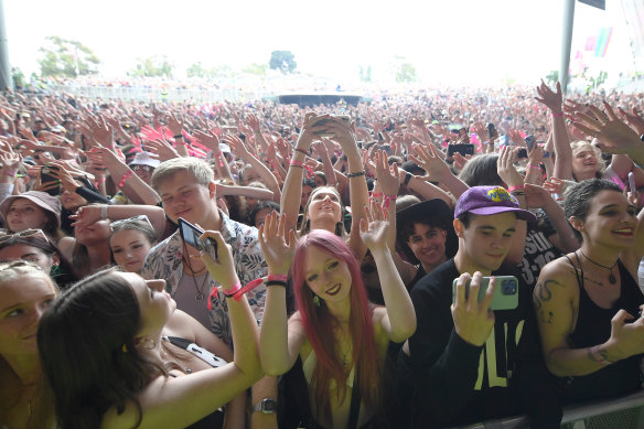 Falls Festival, shown here in 2022, is one of many to have cancelled in recent years.