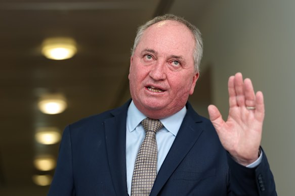 New England MP Barnaby Joyce.