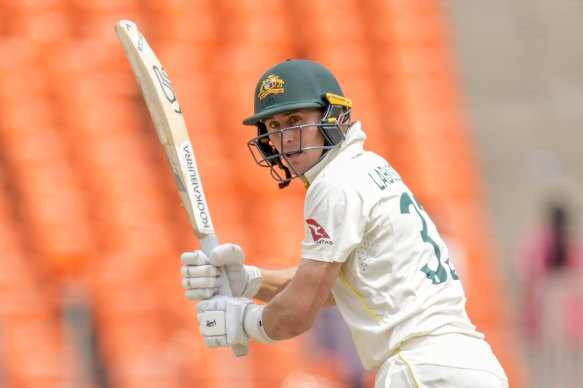 Marnus Labuschagne was unbeaten on 63.