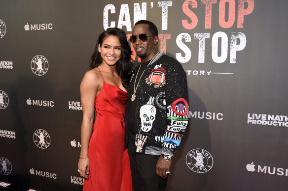 Combs with then-partner Cassie Ventura in 2017.