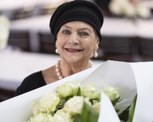 Australia’s first supermodel Maggie Tabberer in 2017.