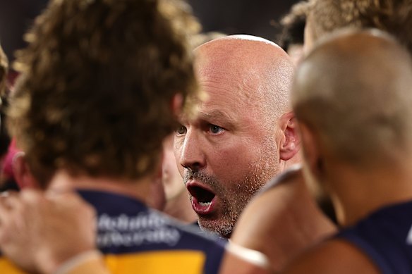 Crows coach Matthew Nicks.