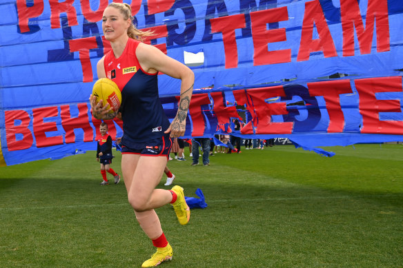 Melbourne want to acknowledge their AFLW team in the constitution.