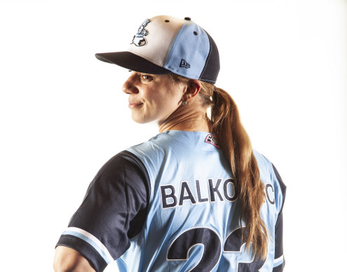 Baseball's first female manager Rachel Balkovec shows off HUGE