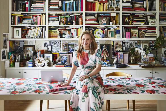 “I used an image I shot in an Austrian castle, Schloss Hollenegg, to create wallpaper for my desk and to make a frock to wear to my book launch. It’s deeply inspiring,” says Robyn.