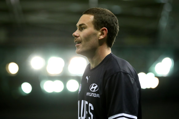 Carlton’s Mitch McGovern has re-injured his hamstring.