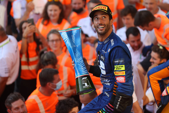 Daniel Ricciardo, with the Maclaren team, is excited the Australian Grand Prix is back. 