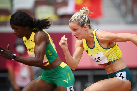 Australia’s Hana Basic had her eyes opened to the difference of Olympic competition.