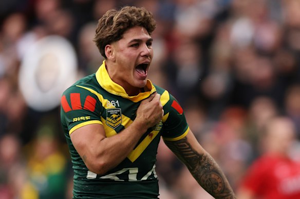 Reece Walsh was the star of the 2025 season, which culminated in him claiming the Kangaroos No.1 jersey.