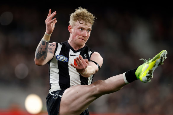 John Noble wants a trade from Collingwood to the Suns. 