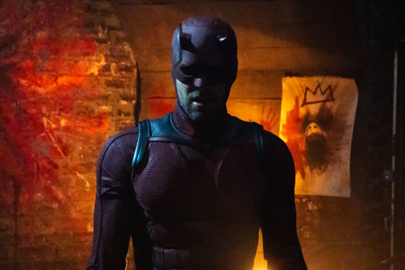 Charlie Cox is suited up as Daredevil/Matt Murdock in Daredevil: Born Again.