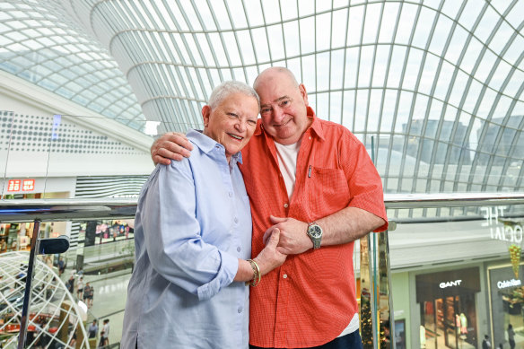 Kaye and Graeme Andrew met and fell in love at Chadstone in 1969.