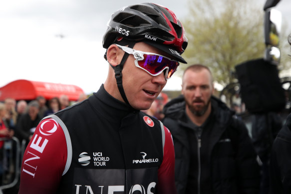 Chris Froome has won four Tour de France titles with Ineos, but there is no guarantee they'll ride for him this year. 
