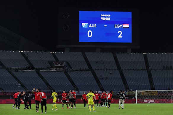 The Socceroos come to terms with a shock result at the Tokyo Olympics.