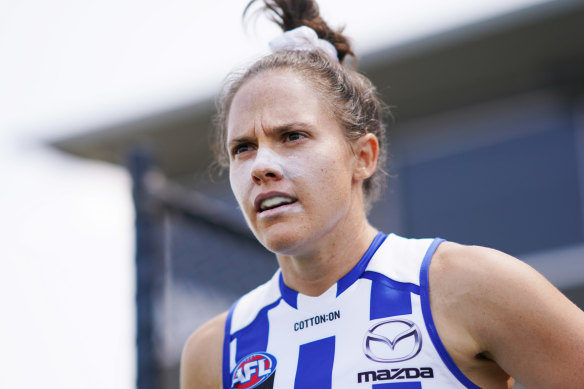 North Melbourne star Emma Kearney is a leading contender for a number of AFLPA awards on Monday.