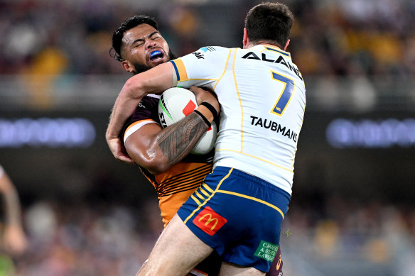 Payne Haas has cemented his status as one of the NRL’s leading forwards this year. 