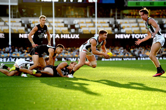 The Gabba in Brisbane is a frontrunner to host the 2020 AFL grand final. 