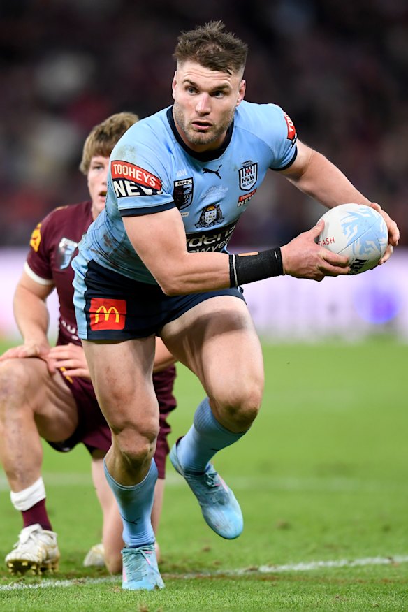 Angus Crichton has made 11 NSW appearances.