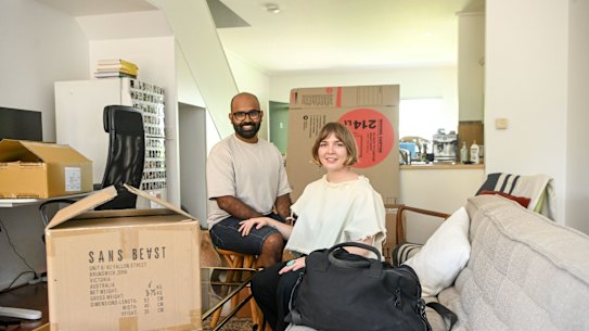 Tayla Banks and Idam Adam have bought their first home.