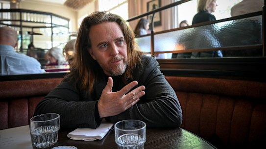 Tim Minchin at Gimlet restaurant