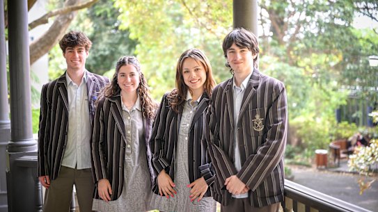 Will and Libby Hanlon plus Emma and James Bowden, L to R.