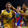 Zac Lomax after scoring against Newcastle.