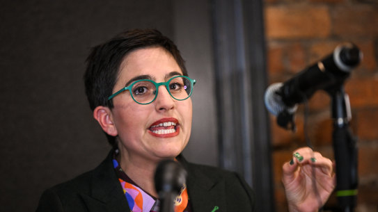 Greens LGBTQ spokesperson Gabrielle de Vietri.