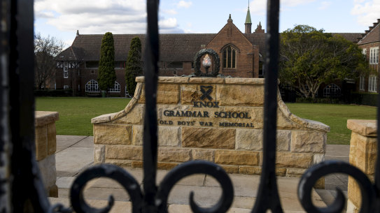 Knox Grammar School, confronting another scandal.