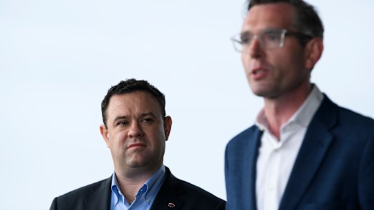 Treasurer Dominic Perrottet and Tourism Minister Stuart Ayres have shown support for trialling home quarantine. 