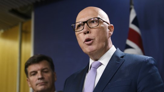 Opposition Leader Peter Dutton