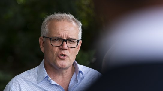 Blaming Ukraine for rising petrol prices: Scott Morrison.