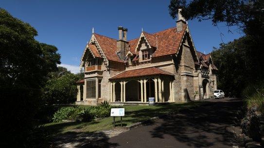 Greycliffe House in Nielsen Park is one of several heritage buildings proposed as holiday rentals under plans to redevelop the Sydney Harbour National Park.