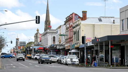 Ballarat home values have been falling.